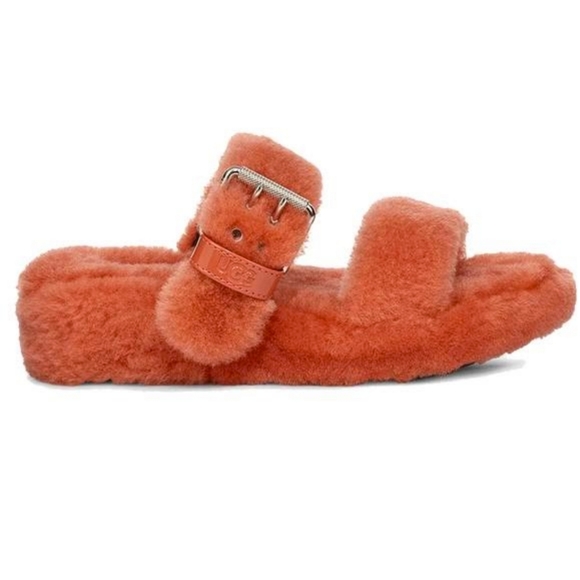 UGG Platform Casual Style Sheepskin Slippers Sanda - Picture 3 of 4